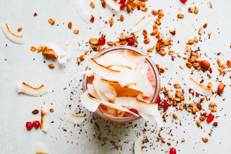 Zupas seasonal fruit parfait dessert